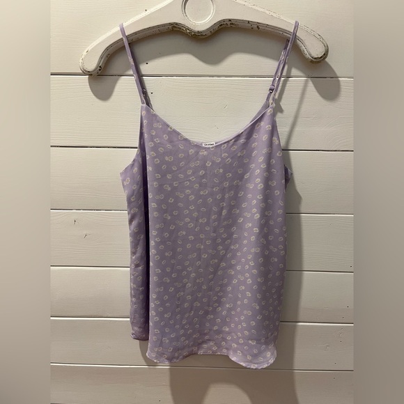 💜 Pink Rose – Lilac Floral Camisole (Size M) - Picture 1 of 10